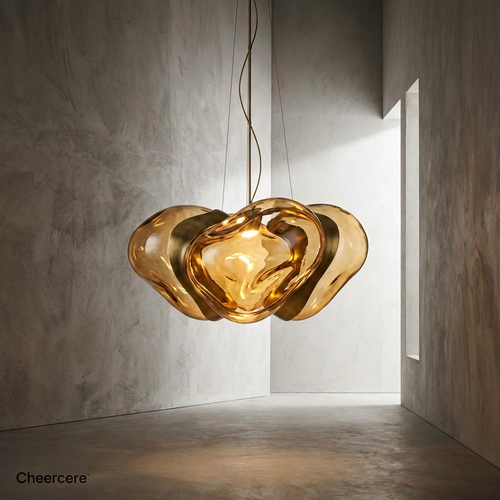 🍯 THE AMBER MOLTEN CHANDELIER
